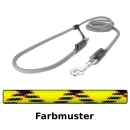 EASYLONG Hundeleine - L - 2,5m - gelber Python